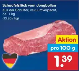Netto Marken-Discount Schaufelstück vom Jungbullen Angebot