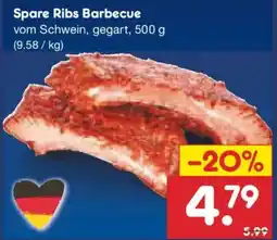 Netto Marken-Discount Spare Ribs Barbecue Angebot