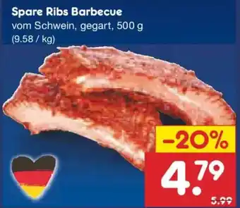 Netto Marken-Discount Spare Ribs Barbecue Angebot