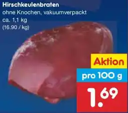Netto Marken-Discount Hirschkeulenbraten Angebot