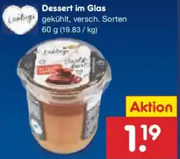Netto Marken-Discount Dessert im Glas Angebot