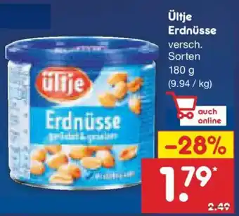 Netto Marken-Discount Ültje Erdnüsse Angebot
