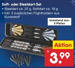 Netto Marken-Discount Soft oder Steeldart Set Angebot