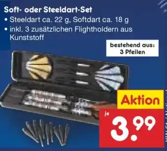 Netto Marken-Discount Soft oder Steeldart Set Angebot