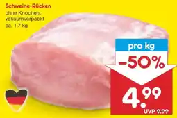 Netto Marken-Discount Schweine Rücken Angebot