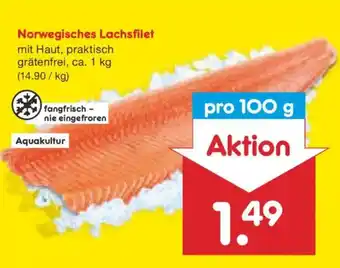 Netto Marken-Discount Norwegisches Lachsfilet Angebot