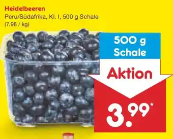 Netto Marken-Discount Heidelbeeren Angebot