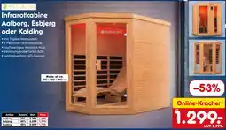 Netto Marken-Discount ARTSAUNA Infrarotkabine Aalborg, Esbjerg oder Kolding Angebot