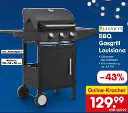 Netto Marken-Discount JUSKYS BBQ Gasgrill Louisiana Angebot