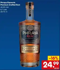 Netto Marken-Discount Phraya Elements Premium Crafted Rum Angebot