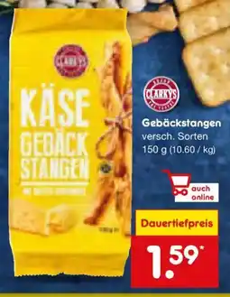 Netto Marken-Discount CLARKYS Gebäckstangen Angebot