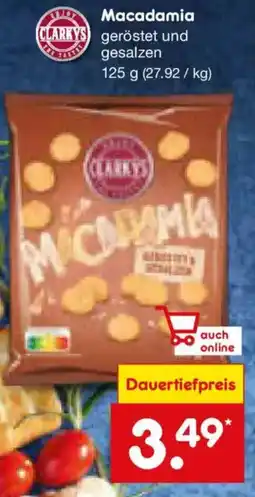 Netto Marken-Discount CLARKYS Macadamia Angebot