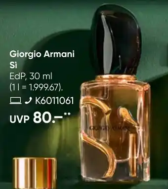 Galeria Giorgio Armani Si Angebot