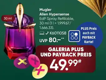 Galeria Mugler Alien Hypersense Angebot