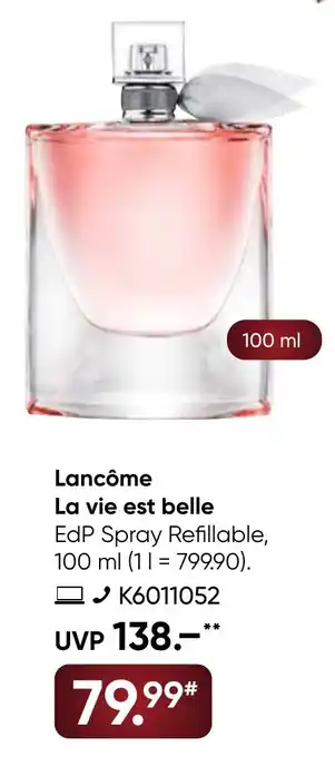 Galeria Lancôme La vie est belle Angebot