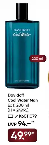 Galeria Davidoff Cool Water Man Angebot