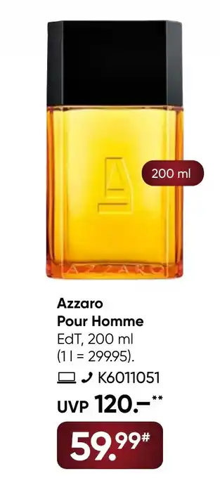 Galeria Azzaro Pour Homme Angebot