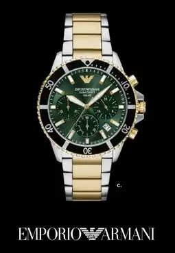 Galeria Emporio Armani World Explorer Uhr Angebot