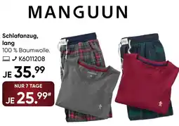 Galeria MANGUUN Schlafanzug, lang Angebot