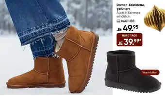 Galeria Damen-Stiefelette, gefüttert Angebot