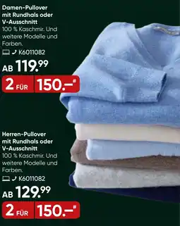 Galeria Damen-Pullover mit Rundhals oder V-Ausschnitt Angebot