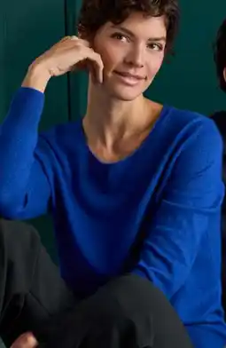 Galeria Damen-Pullover mit Rundhals oder V-Ausschnitt Angebot