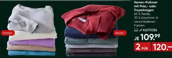 Galeria Herren-Pullover mit Polo,- oder Troyerkragen Angebot
