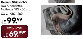 Galeria Herren-Strickschal Angebot