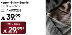 Galeria Herren Strick-Beanie Angebot