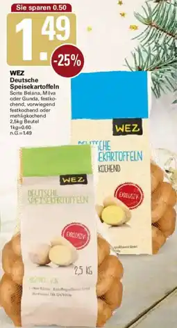 WEZ WEZ Deutsche Speisekartoffeln Angebot