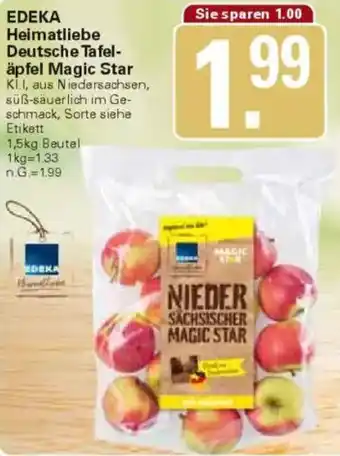 WEZ EDEKA Heimatliebe Deutsche Tafeläpfel Magic Star Angebot