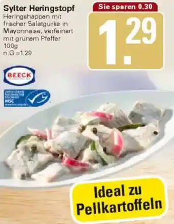 WEZ BEECK Sylter Heringstopf Angebot