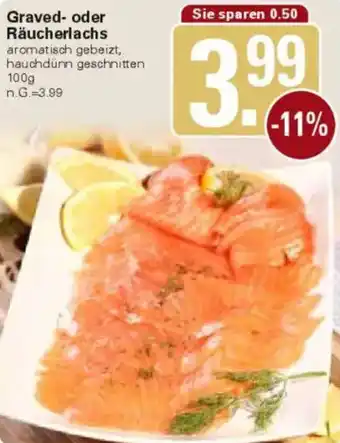 WEZ Graved- oder Räucherlachs Angebot