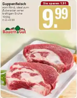 WEZ Bauern Gut Suppenfleisch Angebot