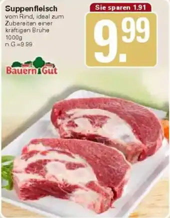 WEZ Bauern Gut Suppenfleisch Angebot