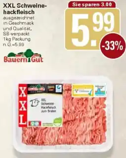 WEZ Bauern Gut XXL Schweinehackfleisch Angebot