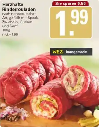 WEZ Herzhafte Rinderrouladen Angebot