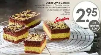 WEZ Schäfer's Dubai Style Schoko Angebot