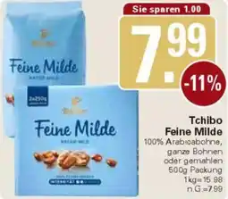 WEZ Tchibo Feine Milde Angebot