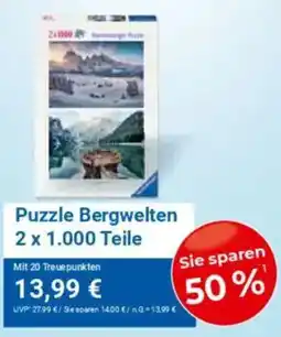 WEZ Puzzle Bergwelten Angebot