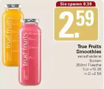 WEZ True Fruits Smoothies Angebot