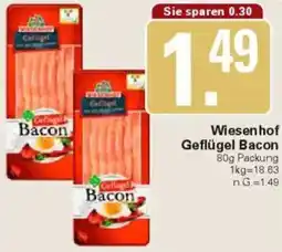 WEZ Wiesenhof Geflügel Bacon Angebot