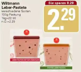 WEZ Wiltmann Leber-Pastete Angebot