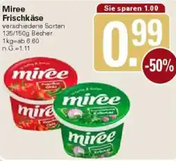 WEZ Miree Frischkäse Angebot