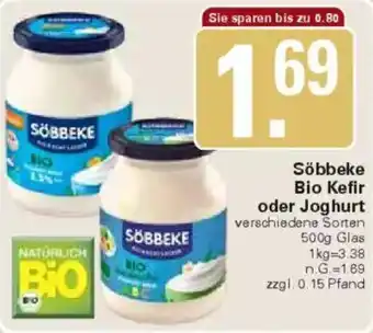 WEZ Söbbeke Bio Kefir oder Joghurt Angebot