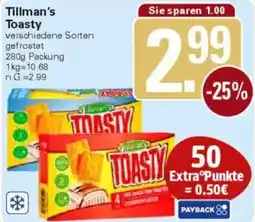 WEZ Tillman's Toasty Angebot