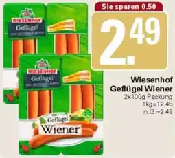 WEZ Wiesenhof Geflügel Wiener Angebot