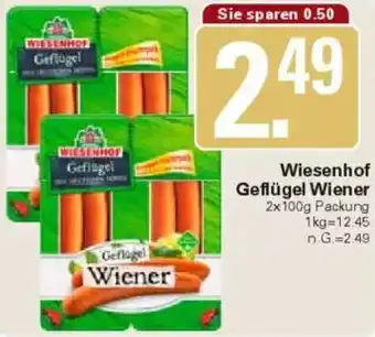 WEZ Wiesenhof Geflügel Wiener Angebot