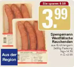 WEZ Spengemann Westfälische Rauchenden Angebot