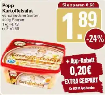 WEZ Popp Kartoffelsalat Angebot